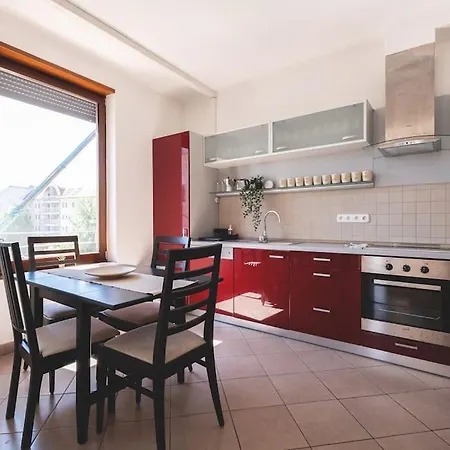 Apartament Bright Downtown Balcony Retreat Budapeszt